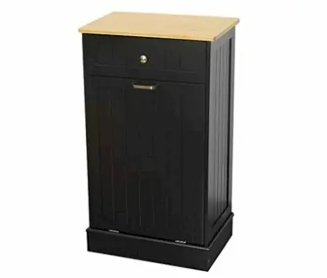 Drevená výklopná skriňa na odpadky UEV