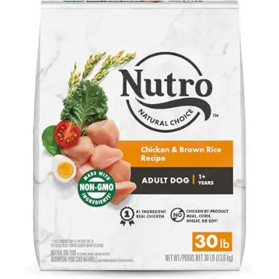 Nutro Natural Choice Recept na suché krmivo pre dospelých s kuracím mäsom a hnedou ryžou