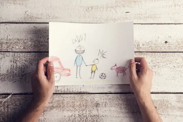 рисунка на семейство с куче