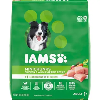 Iams Adult MiniChunks Small Kibble suha hrana za pse z visoko vsebnostjo beljakovin