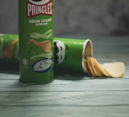 две опаковки Green Pringles