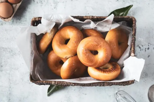 Bagels a la cistella