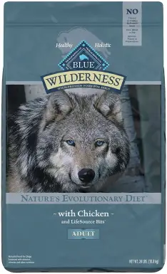 Беззърнеста суха храна за кучета Blue Buffalo Wilderness Chicken Recipe