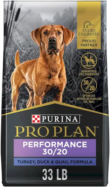 „Purina Pro Plan“ sportinis pasirodymas 30:20 „Turkijos, ančių ir putpelių formulė“ sausas šunų maistas