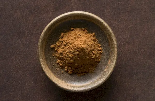 en skål med pumpakrydda