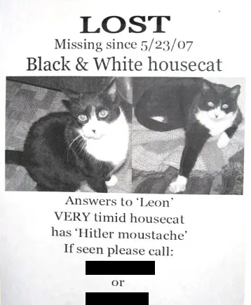 10 morsomme manglende kjæledyrskilt' title=