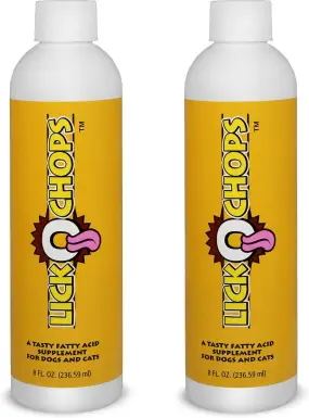 Lickochops fedtsyre flydende tilskud til hunde og katte