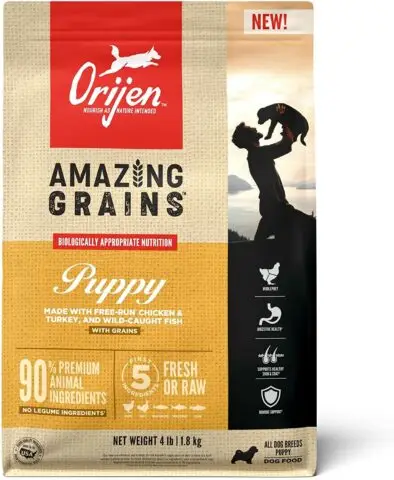 ORIJEN Amazing Grains Puppy száraz kutyaeledel