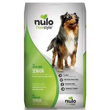 Nulo Freestyle Senior без зърнена пъстърва и сладък картоф