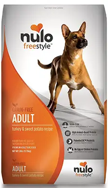 Nulo Freestyle суха храна за кучета без зърнена пуйка и рецепта за сладки картофи