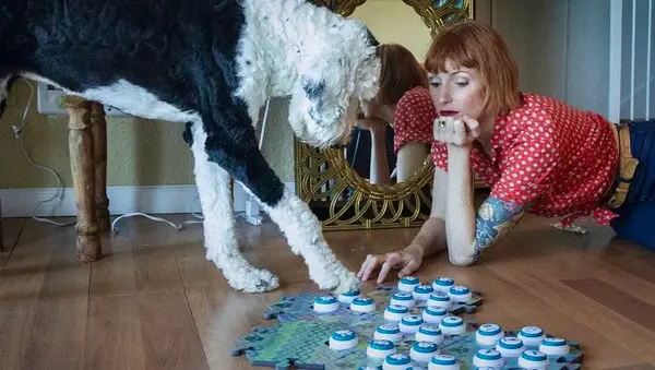 Un chien peut-il parler? Nous sommes allés à Christina Hanger et avons lancé le livre How Stella parle