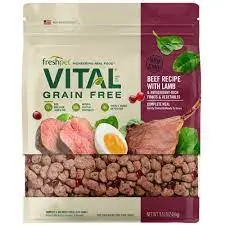 Freshpet Vital kuře, hovězí, losos a vejce recept