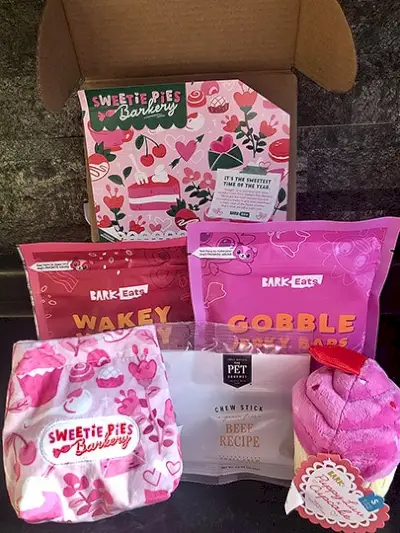 sweetie pies maiznīca barkbox preces
