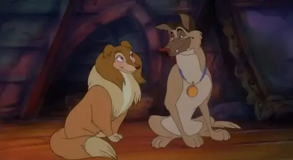 A scene from All Dogs Go to Heaven.